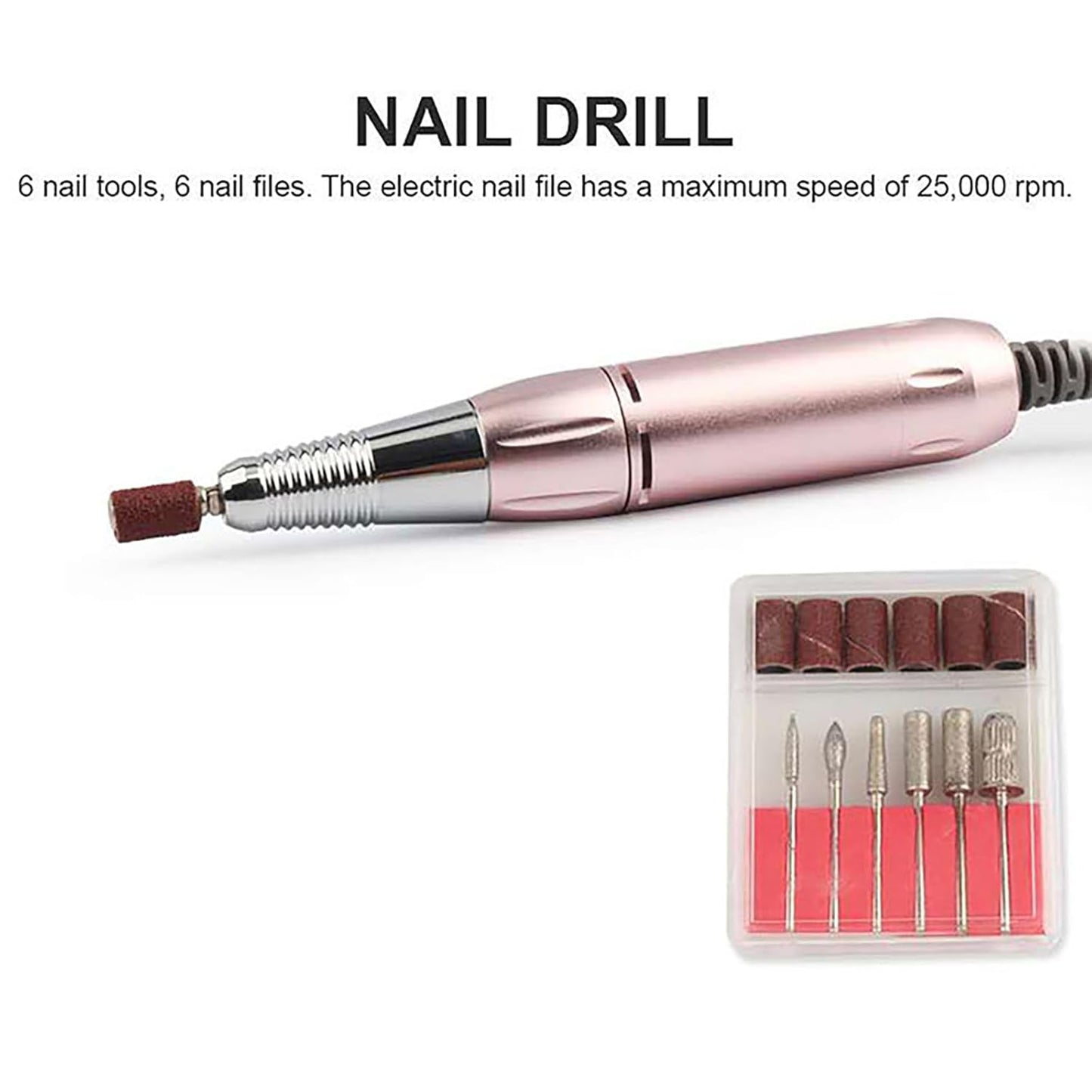 5 in 1 Professional Nail Dust Collector, 30000rpm Electric Nail Drill Machine, 48/96W LED Nail Lamp for Salon & Home