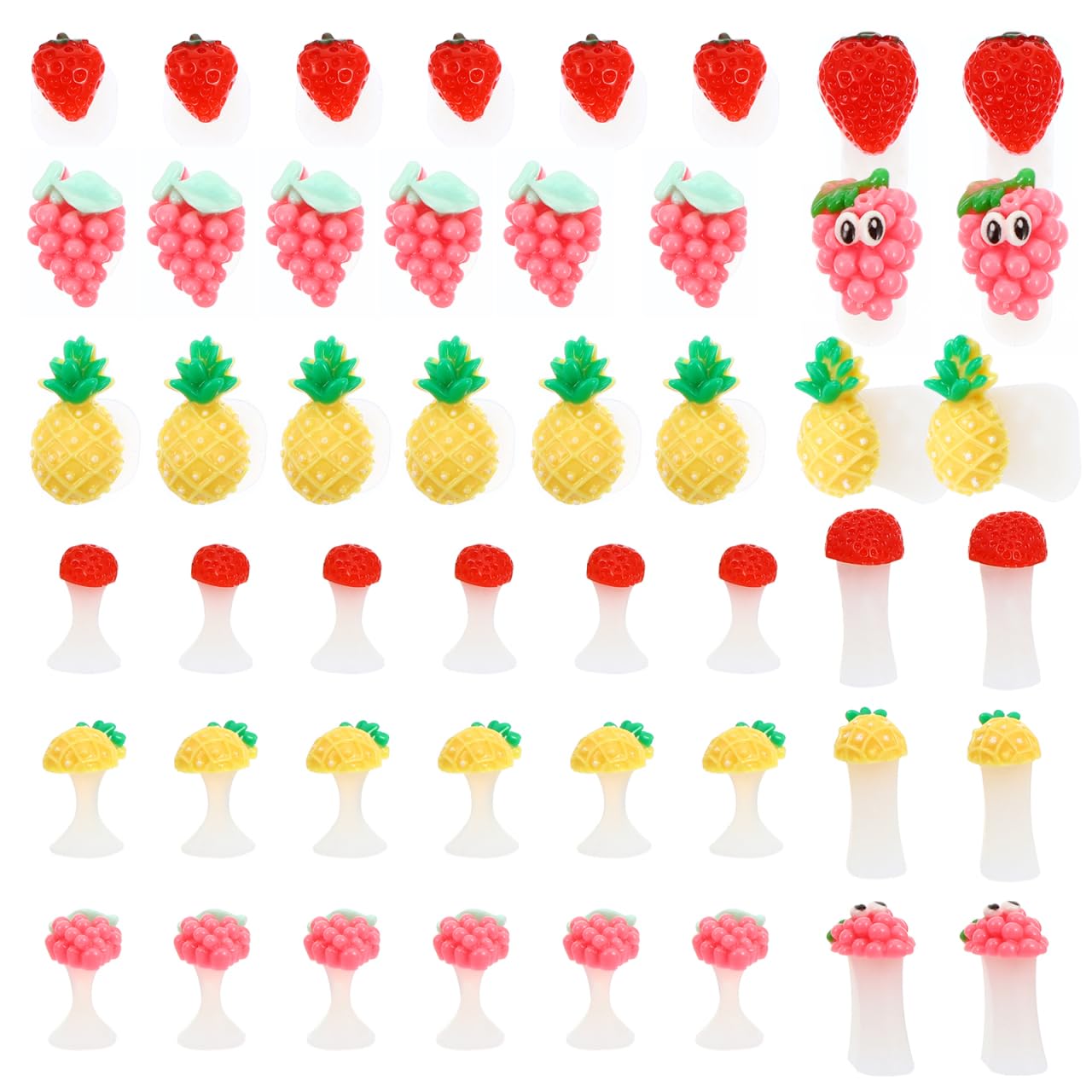 IMIKEYA 24pcs Silicone Toe Separators: Nails Art Nail Spacer Toe Nail Separators for Nails Salon Toes Dividers