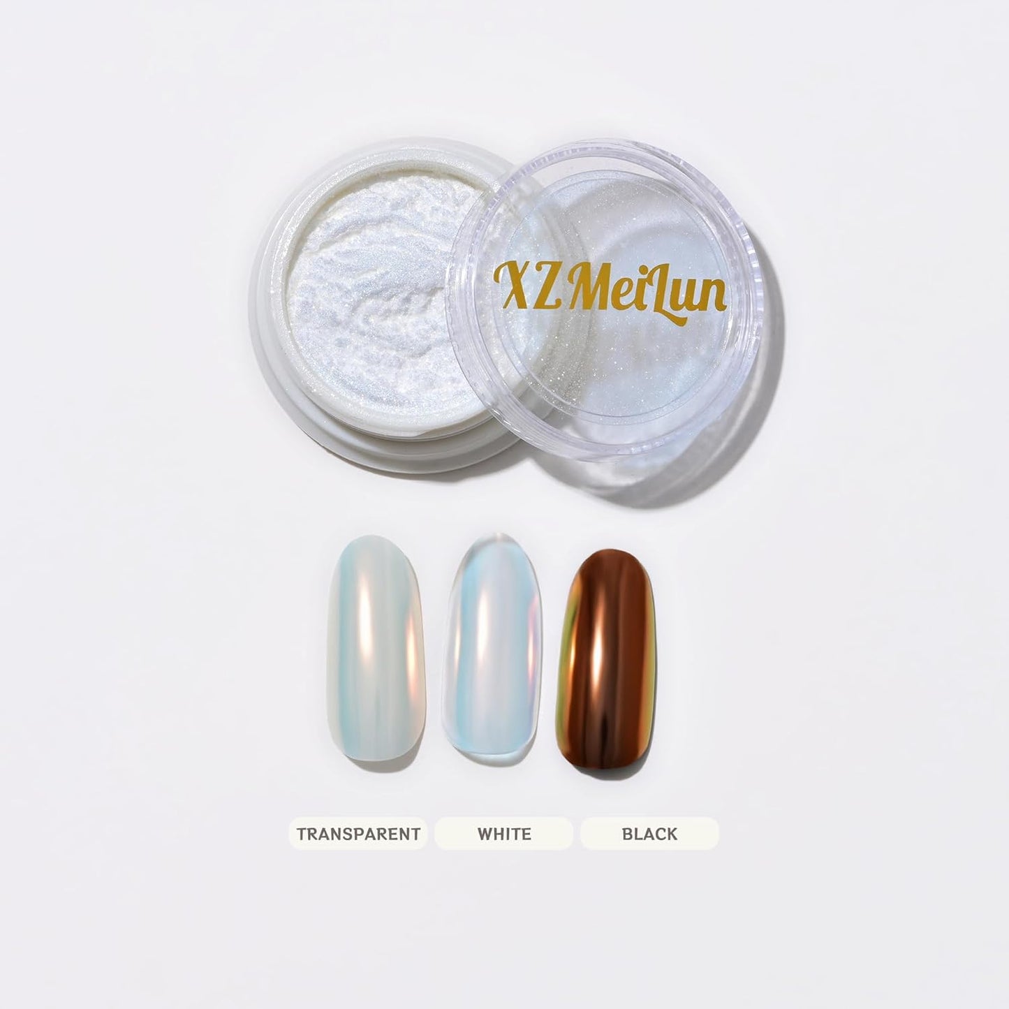 Chameleon Chrome Nail Powder, Big-Capacity 0.8g Aurora Green Turns Fall Yellow Mermaid Aurora Powder Pigment Pearlescent Nail Art Glitter, Can Mixed with Builder Gel Nail Polish for Use
