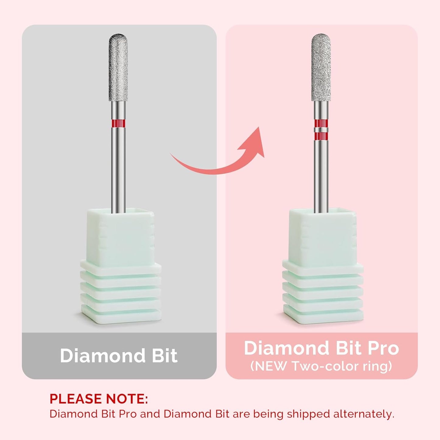 MelodySusie 3mm Rounded Top Barrel Cuticle Clean Nail Drill Bit 3/32'', Professional Safety Carbide Diamond Under Nail Cleaner for Cuticle Dead Skin Nail Prepare, Beginners Bits, Series Bit-S, Fine