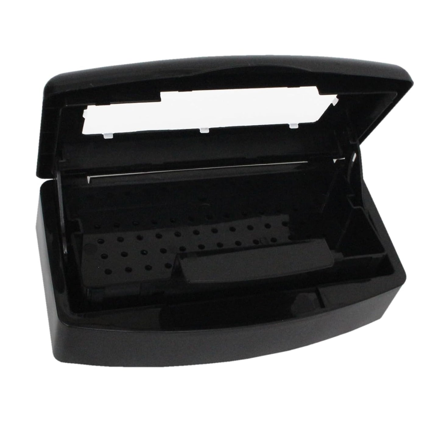 Nail Tool Sterilizer Box, Plastic Sterilization Tray for Tweezer, Eyelash Extensions, Hair Salon, Spa, Nail Implement