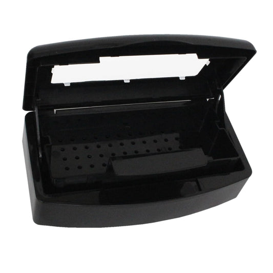 Nail Tool Sterilizer Box, Plastic Sterilization Tray for Tweezer, Eyelash Extensions, Hair Salon, Spa, Nail Implement