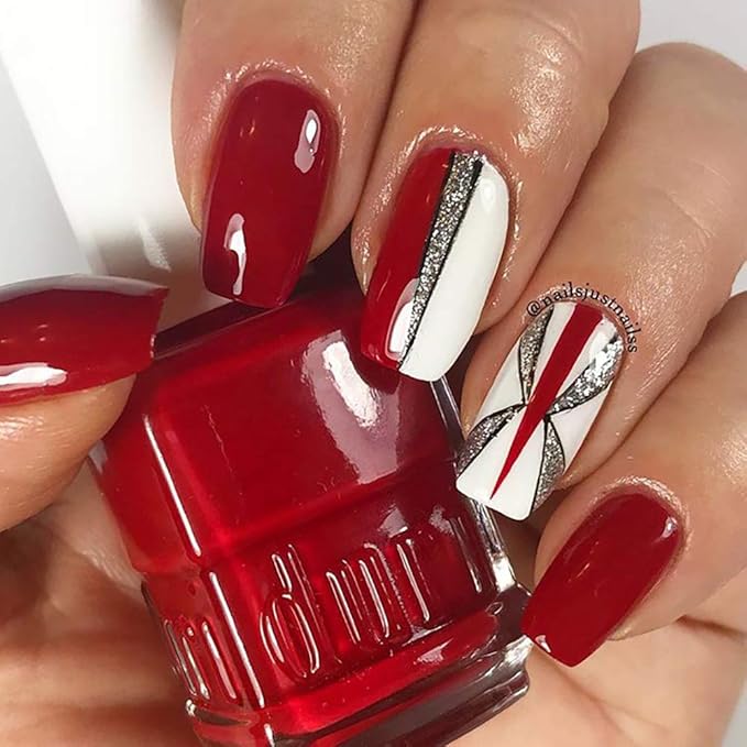 duri Nail Polish, 729 Aquarius, Warm winter red, Full Coverage, Glossy Finish, Quick Drying, Lasting, 0.45 Fl Oz