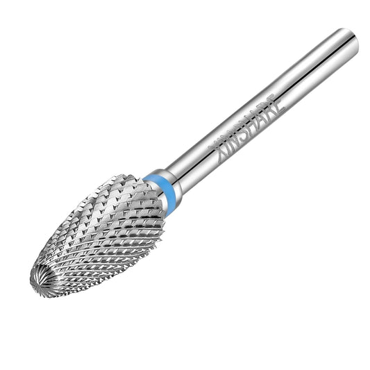 Nail Drill Bits 3/32" Carbide Professional Safety Tungsten Nail File Cone Drill Bit for Acrylic Nail Gel Cuticle cleaner Manicure Pedicure Nail Polishing, Beginner Salon, Medium