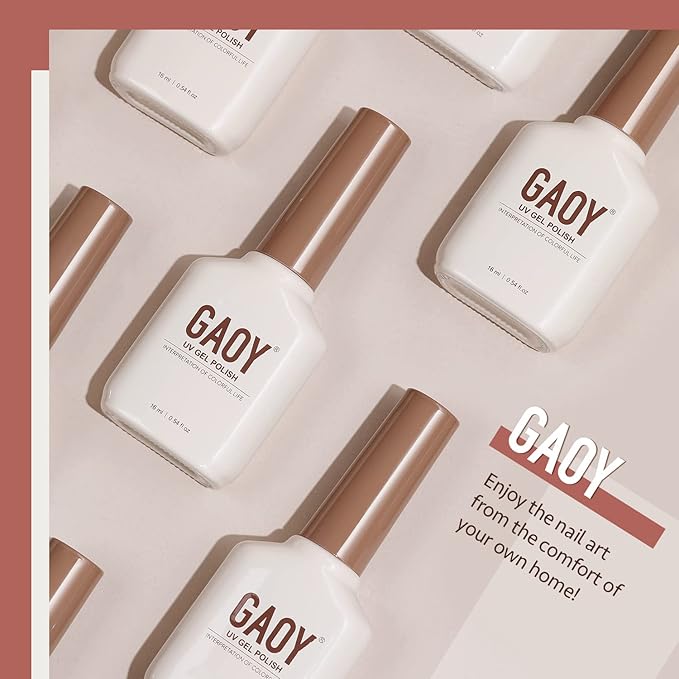 GAOY Jelly Maroon Gel Nail Polish, 16ml Sheer Spring Summer Translucent Color 1298 UV Light Cure Gel Polish for Nail Art DIY Manicure and Pedicure at Home