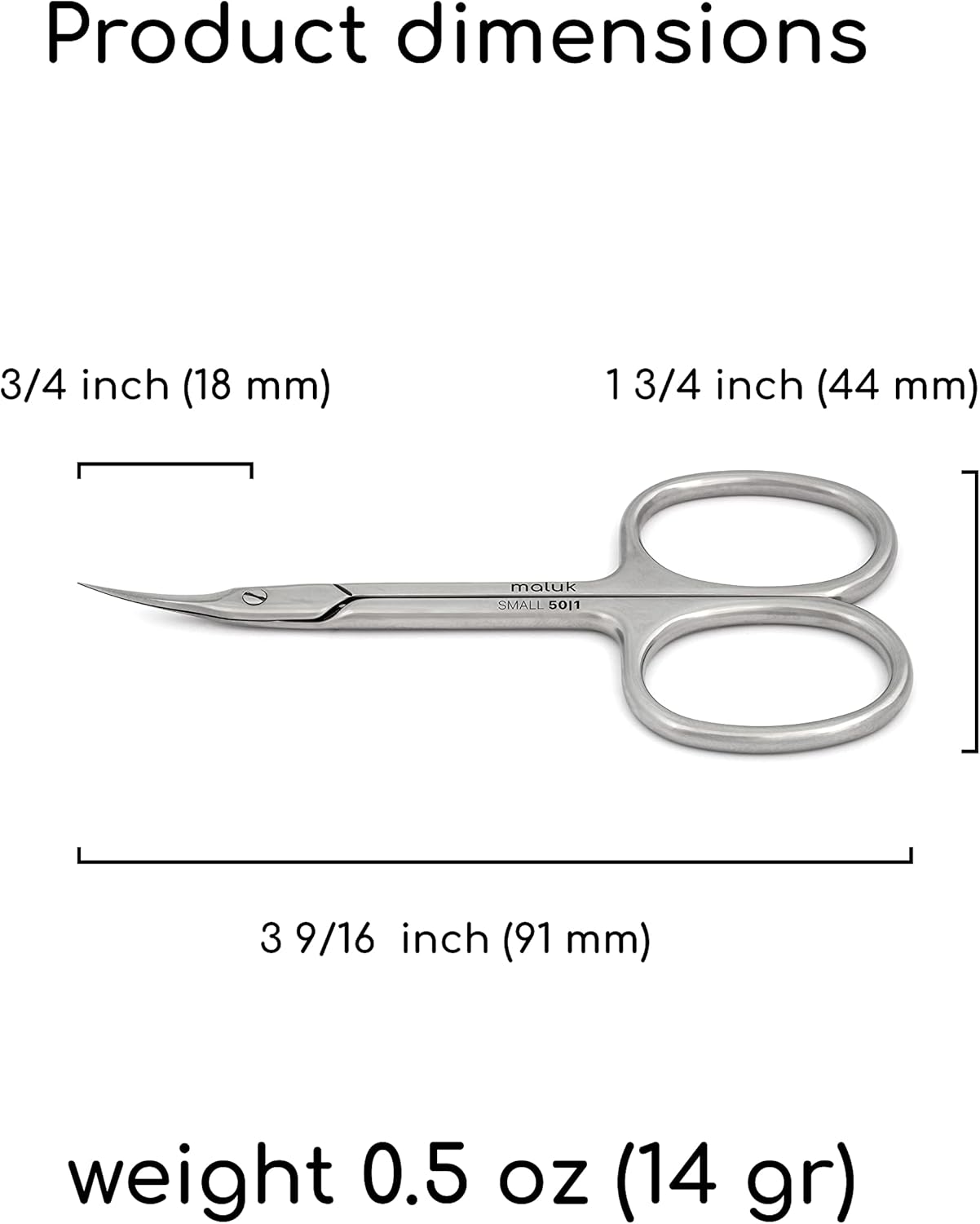 Professional Cuticle Scissors Maluk Small