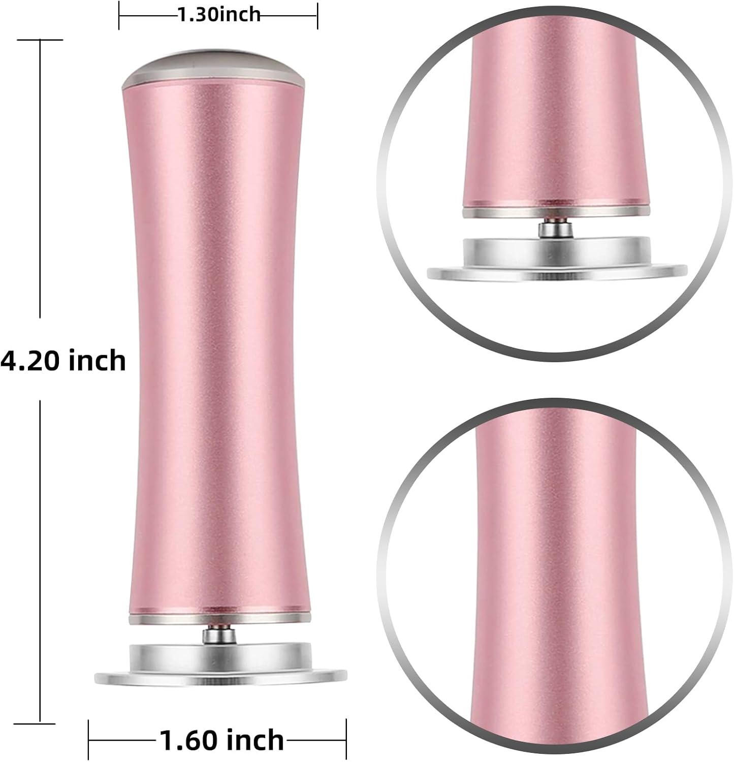 Electric Callus Remover, ELEVEN EVER Foot File Pedicure Tool(Speed Adjustable) with Recyclable Glass Grinder and 20pcs Replacement Sandpaper Disk for Men Women Dead Dry Crack Skin Calluses Pink