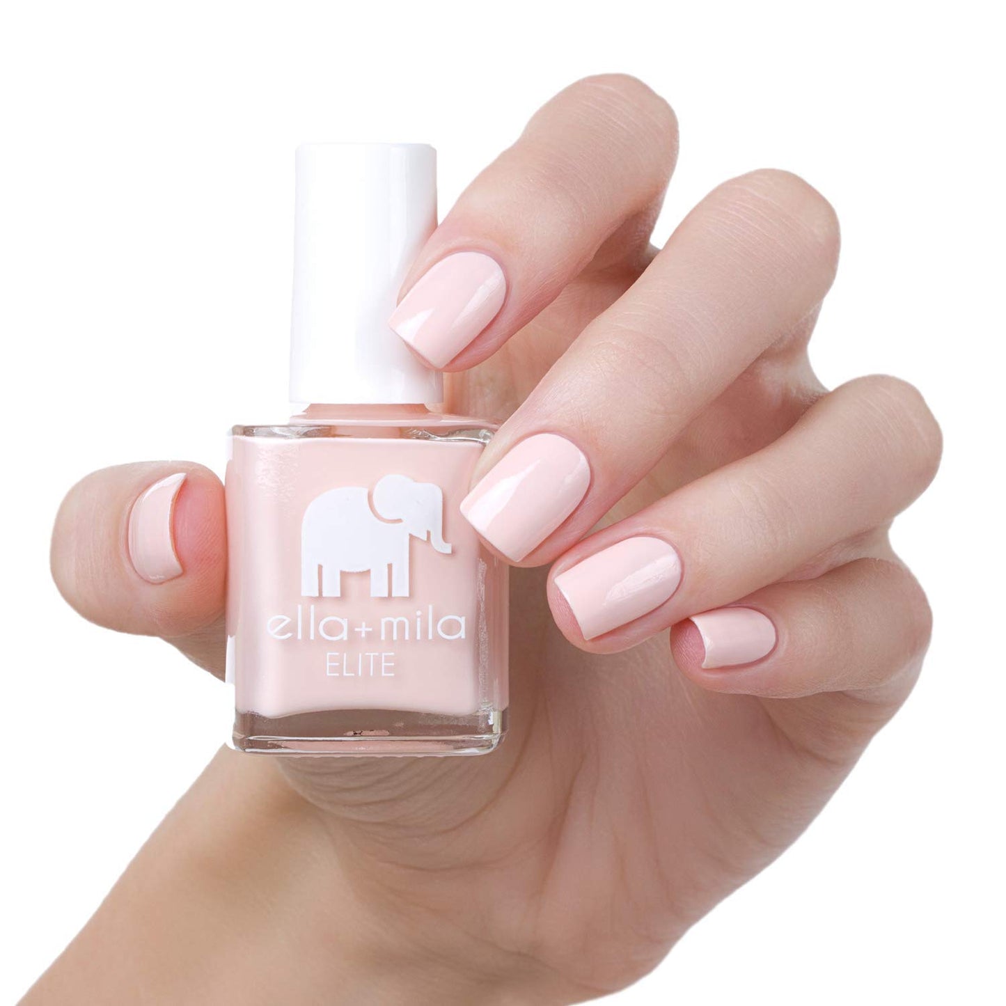 ella+mila Professional, Quick Dry, Long-Lasting & Chip-Resistant Pink Nail Polishes (Barefoot - 0.45 fl oz)