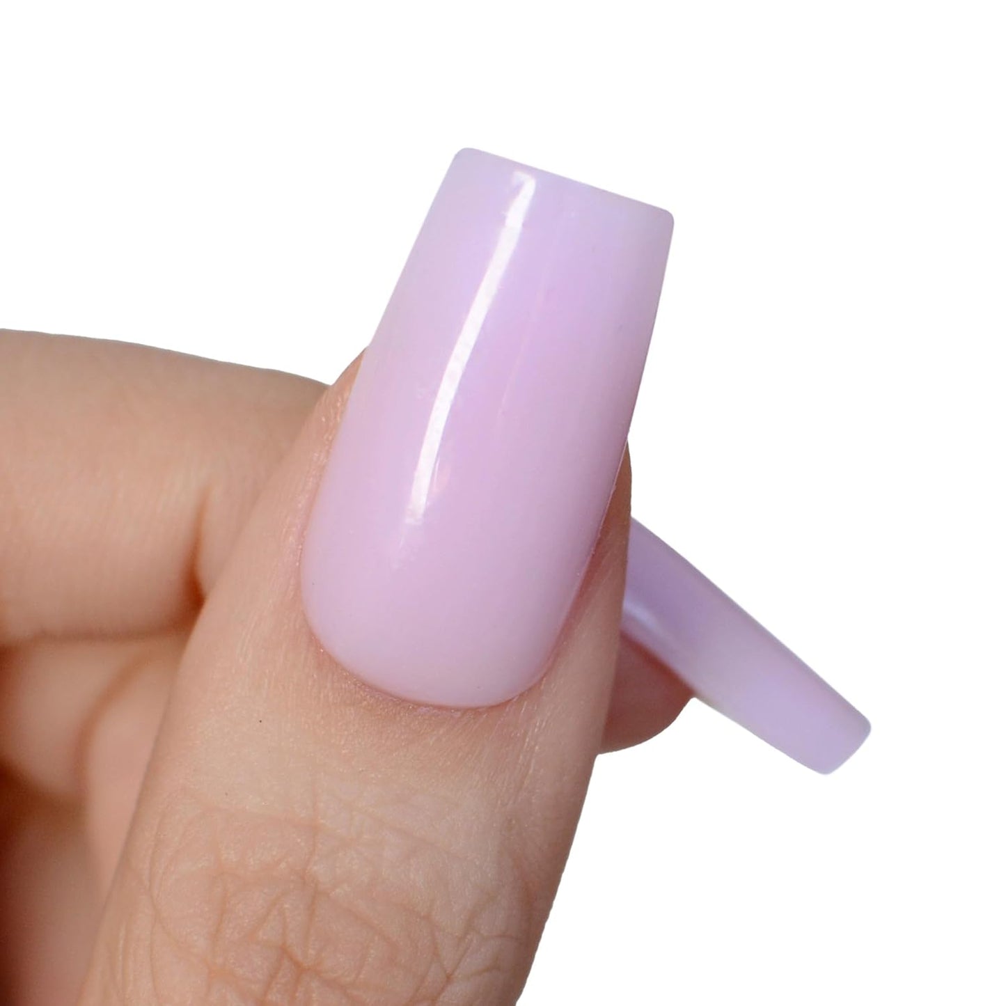 PINKMASK Easy Gel 2oz 60g-Lavender, Professional Builder Enhancement Gel-Quick Nail Extension for Beginner DIY, Nail Strengthener-Long Lasting-Salon Quality-Thickening Solution