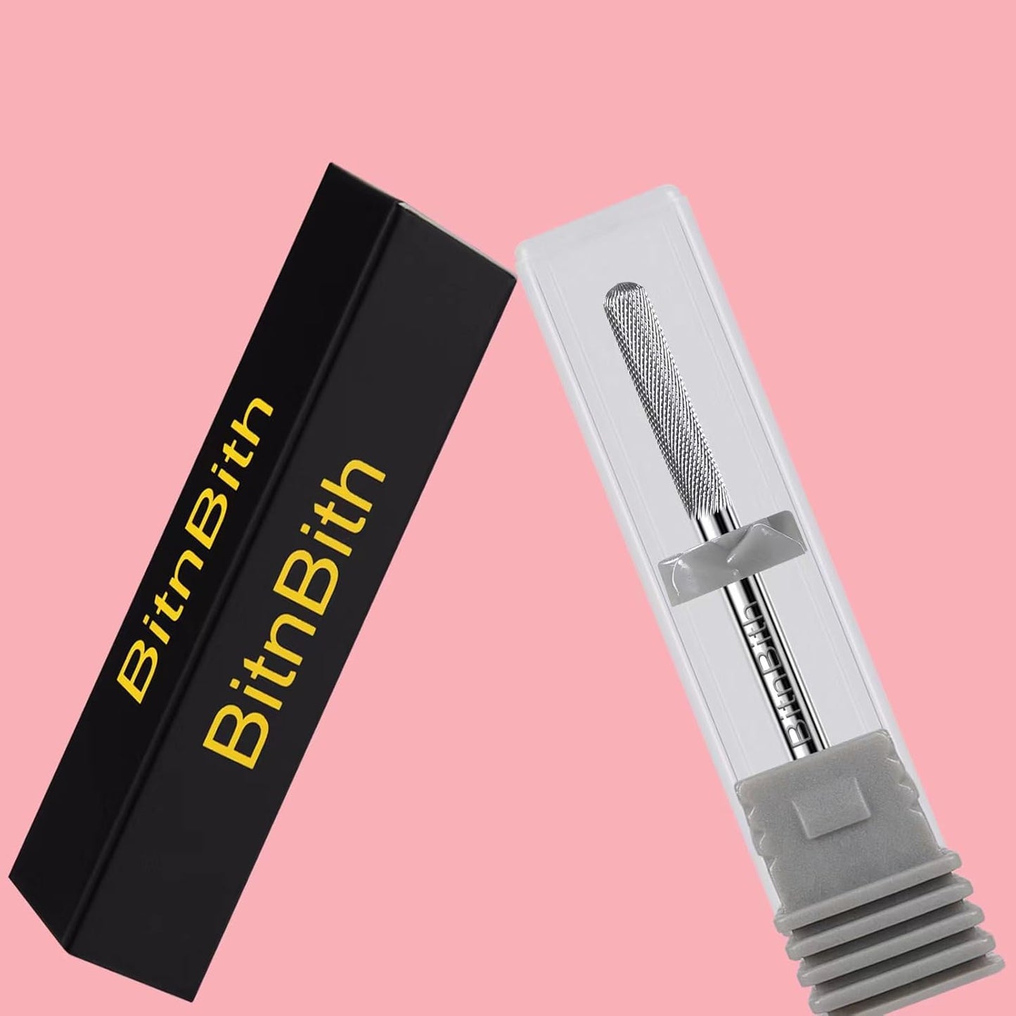 Nail Drill Bit Nature Nail Buffer Drill Bit 3/32",Professional Safety Carbide Nail Prepare Bit for Cuticle Dead Skin Cleaning Nail Bed File 2-Way Rotate for Manicure Home Salon,3XF-Round