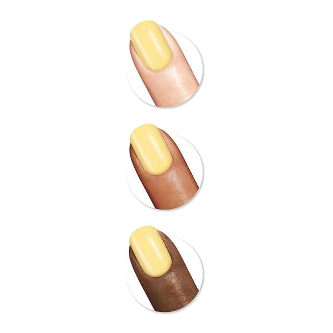 Sally Hansen Insta-Dri Nail Polish | Quick Dry, Long Lasting, Streak-Free Shine | Opaque, Shiny | 530 Does Not Comcute | Pale Yellow Nail Color