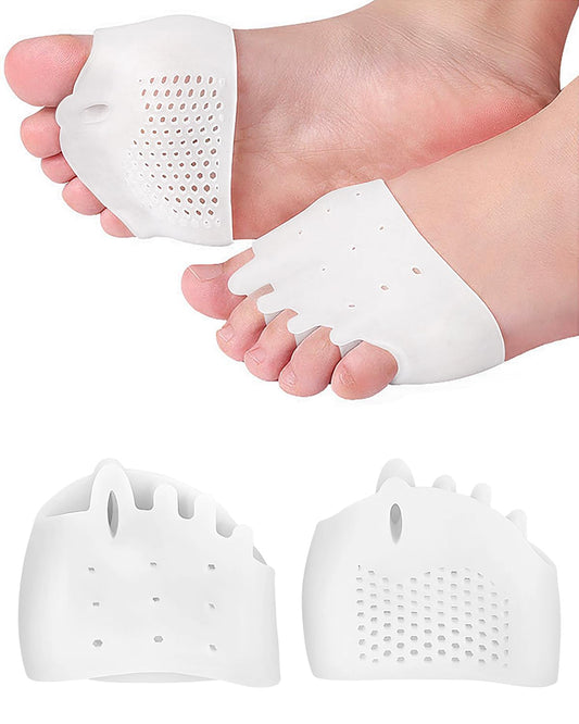 1 Pair Metatarsal Pads Toe Separators for Bunion Correction,Soft and Breathable Hammer Toe Corrector Toe Spacers for Women Men Feet Relief