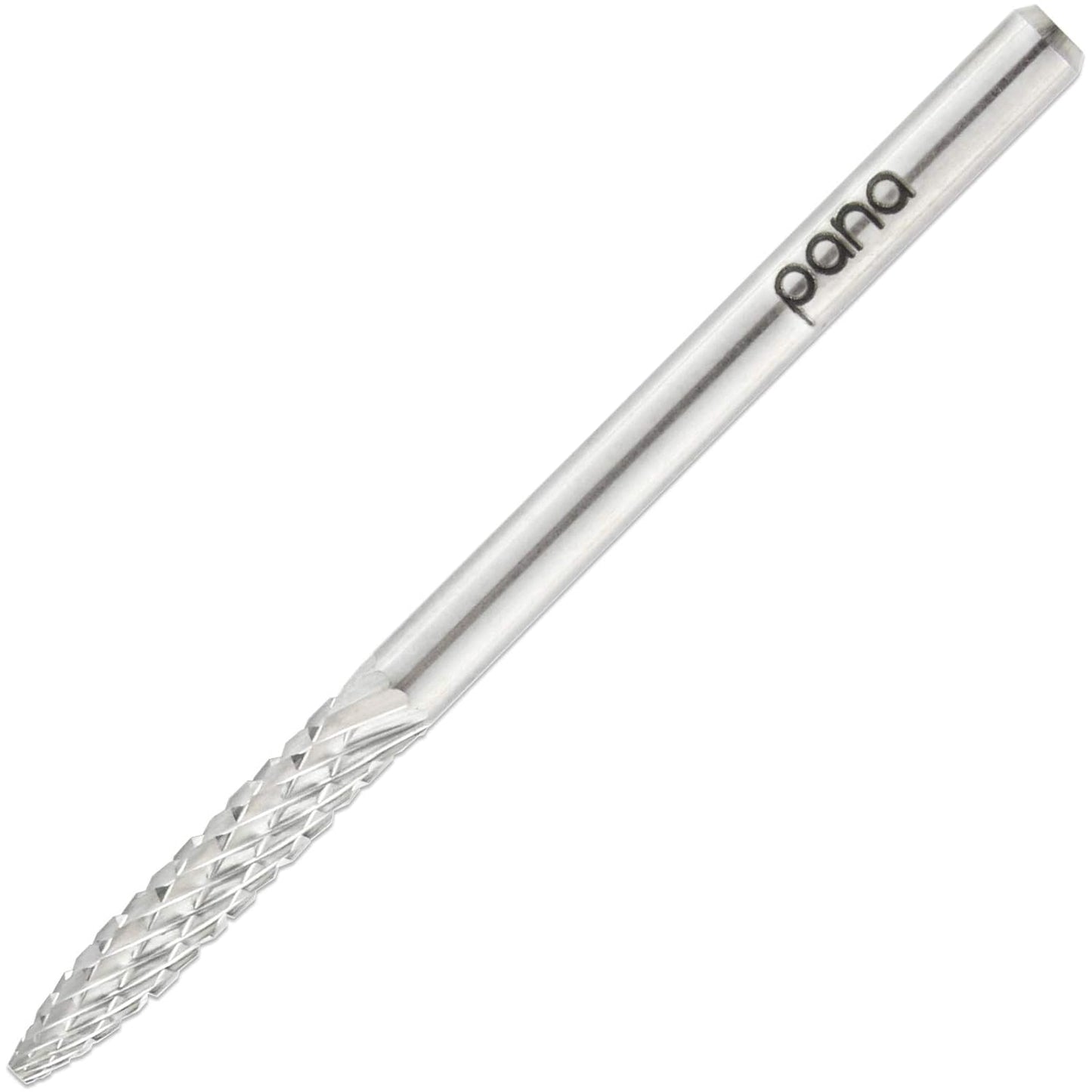 PANA 3/32" Shank Size - Under Nail Cleaner Silver Carbide Bit Medium Grit - Nail Drill Bit for Dremel Machine