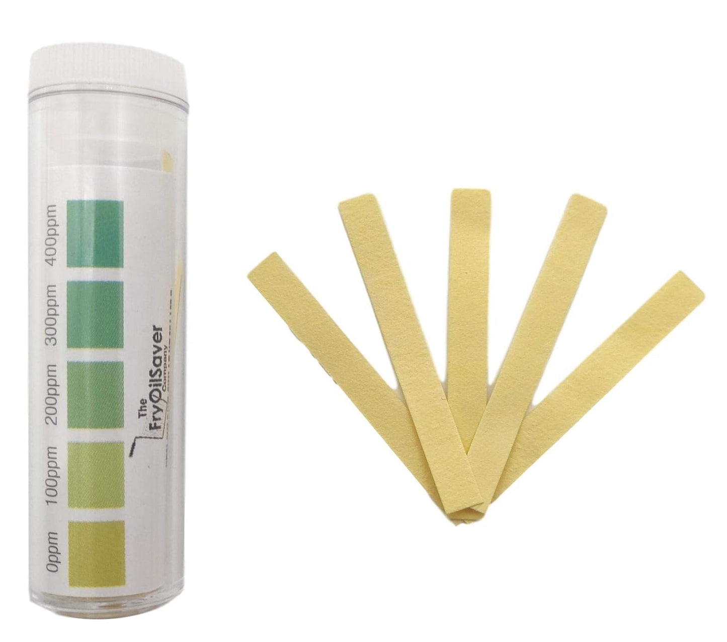 Restaurant Sanitizer Test Kit Combo, 10 x Vial of 100 Strips Each QR5 Quat Sanitizer 0-400PPM & Chlorine Test Strip 0-200PPM Testing Kit for Food Service, Bar & Restaurants Supplies by FryOilSaver Co.