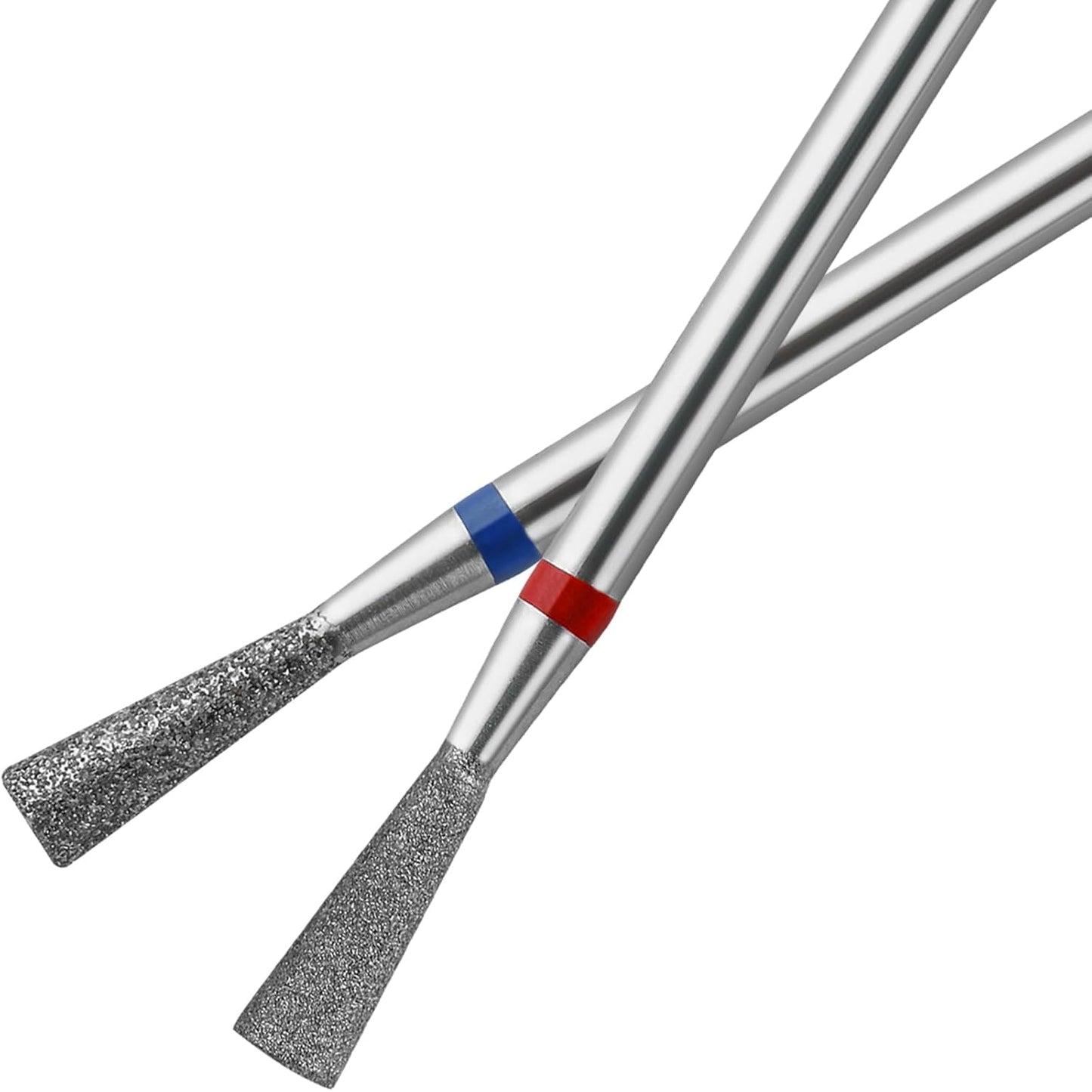 2Pcs Diamond Nail Drill Bits Carbide Conical Micro Cuticle Remover Bit Russian Electric File Bits for Under Nail Dead Skin Cleaning Cuticle Remove Nail Art Design Manicure and Pedicure
