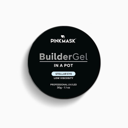 Builder Gel in a Pot 30g Stellar Eye, Nail Extension/Strengthener in a Jar, Sculpting Gel UV/LED