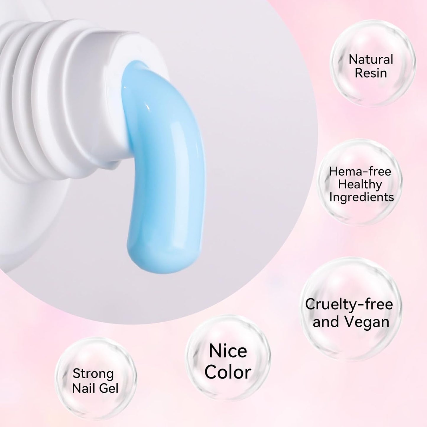 Makartt Poly Nail Gel Set: Blue & Green Gel Builder for Extension Winter Colors Nail Strengthener 3D Diy Hard Gel for Nails Manicures Home Salon-2PCs 30ML