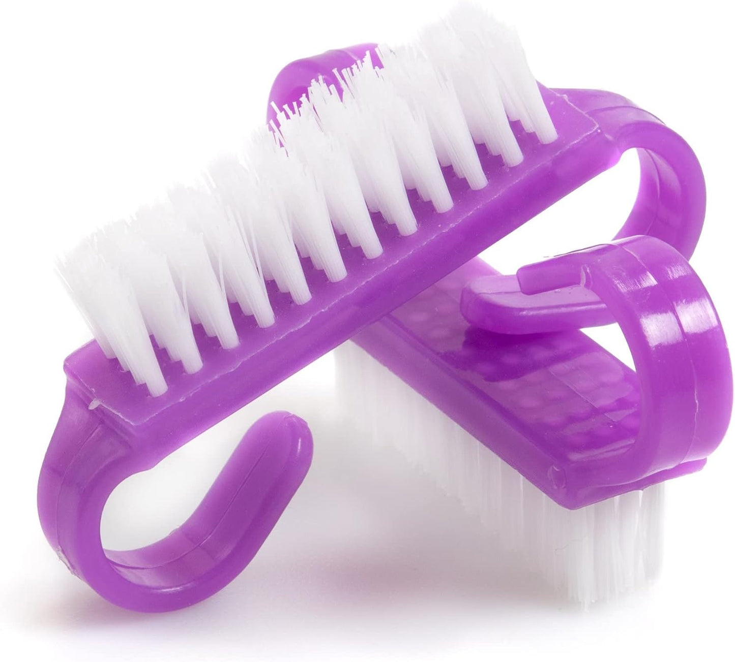 McKesson Nail Brush, Easy Grip Handle, Single Use/Disposable, Purple, 50 Count