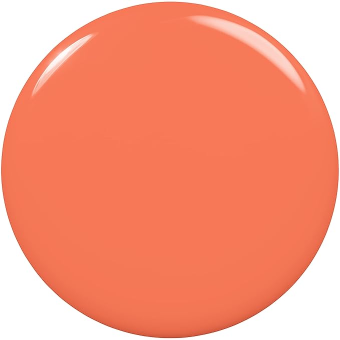 essie Nail Polish, Salon-Quality Muted Midtone Orange Nail Polish, Vegan, Frilly Lilies, 0.46 fl oz