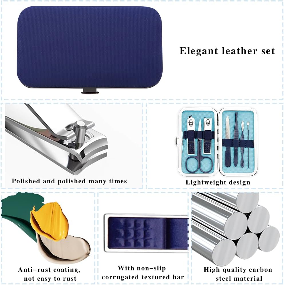 Manicure Set Women,Easter Gifts for Men,Nail Fingernail Clippers Set,Travel Nail Care Grooming Kit,Manicure and Pedicure Tools Kit for Men Women Teens Parents Friends Colleagues Partners Gifts