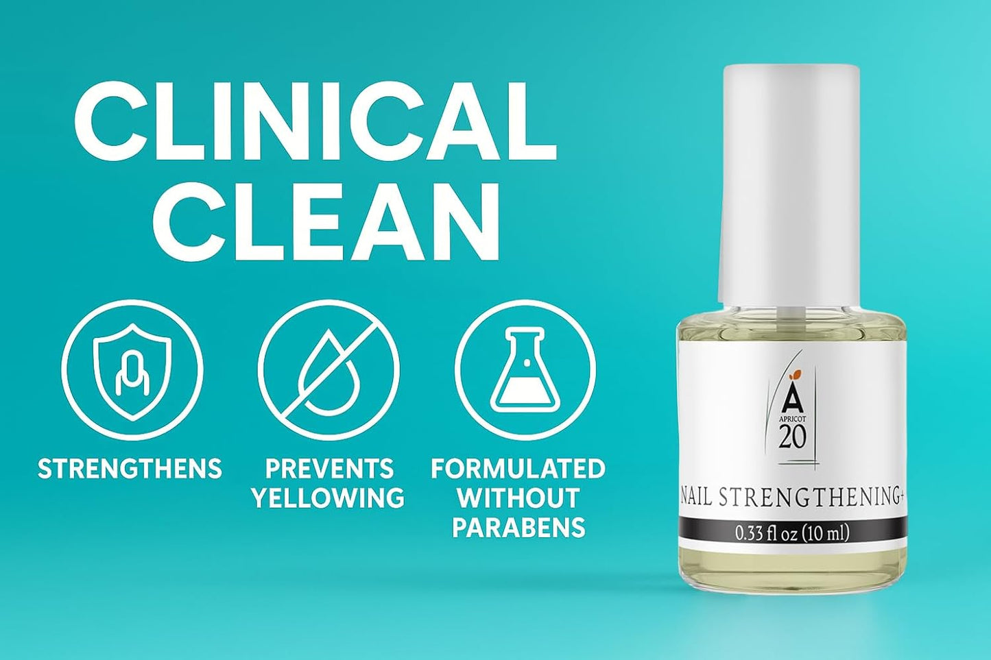 Nail Strengthening Oil Plus for Hands & Feet, Enhanced Growth & Repair for Damaged, Fungus, & Weak Nails, Nourishing 25 Essential & Carrier Oils Formula - 0.33 fl oz