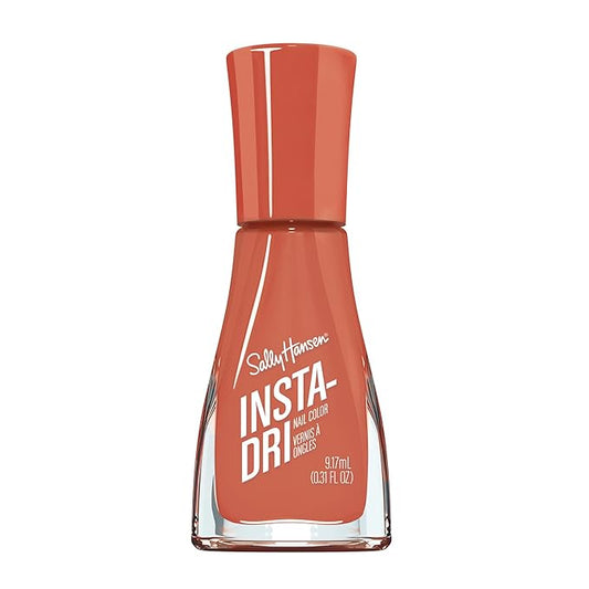 Sally Hansen Insta-Dri Nail Polish | Quick Dry, Long Lasting, Streak-Free Shine | Opaque, Glossy | 350 Catch Me If You Clam | Coral Peach Nail Color