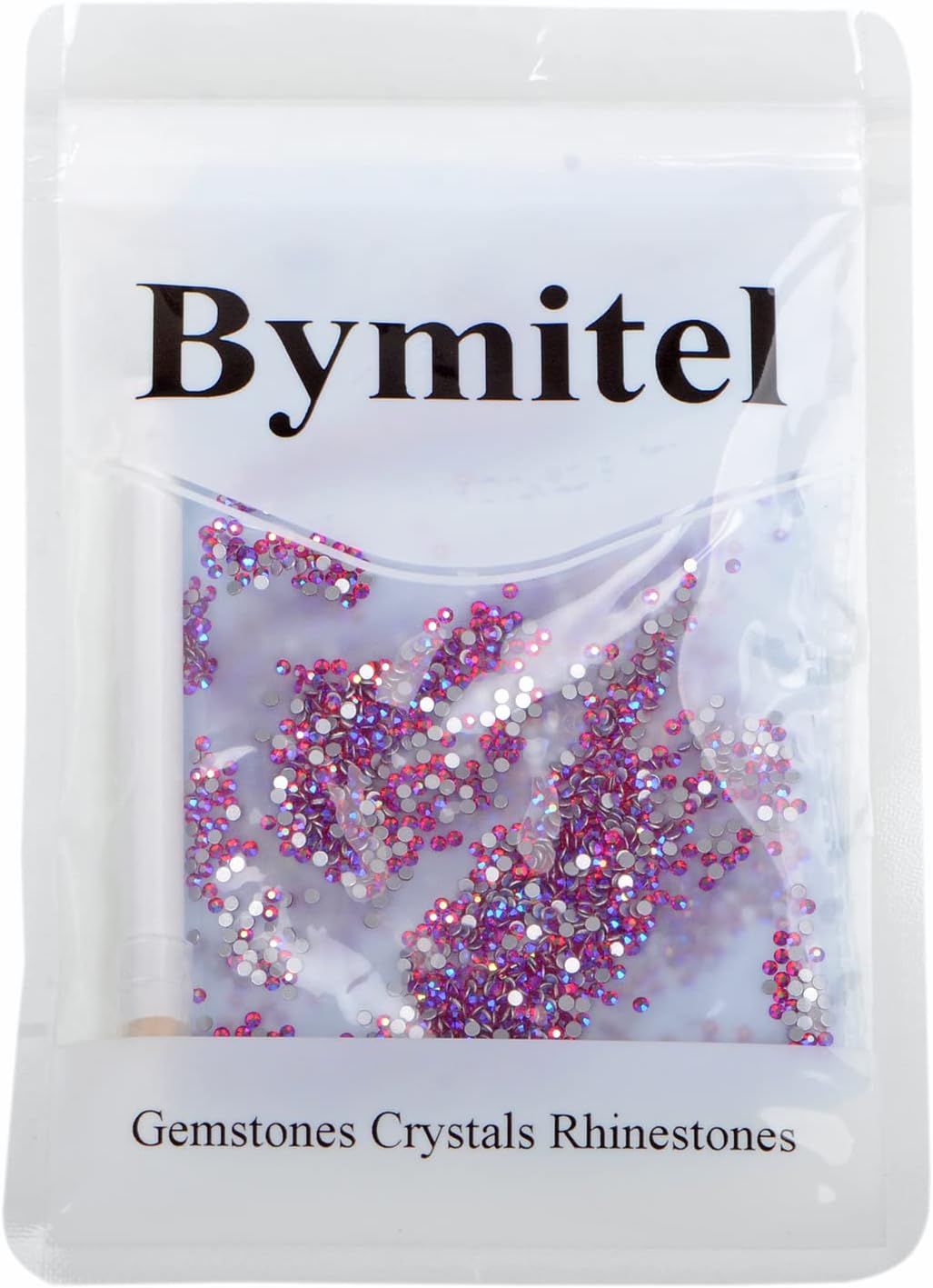 2880PCS Art Nail Rhinestones Non Hotfix Glue Fix Round Crystals Glass Flatback for DIY Jewelry Making with one Picking Pen (ss5 2880pcs, Siam AB)