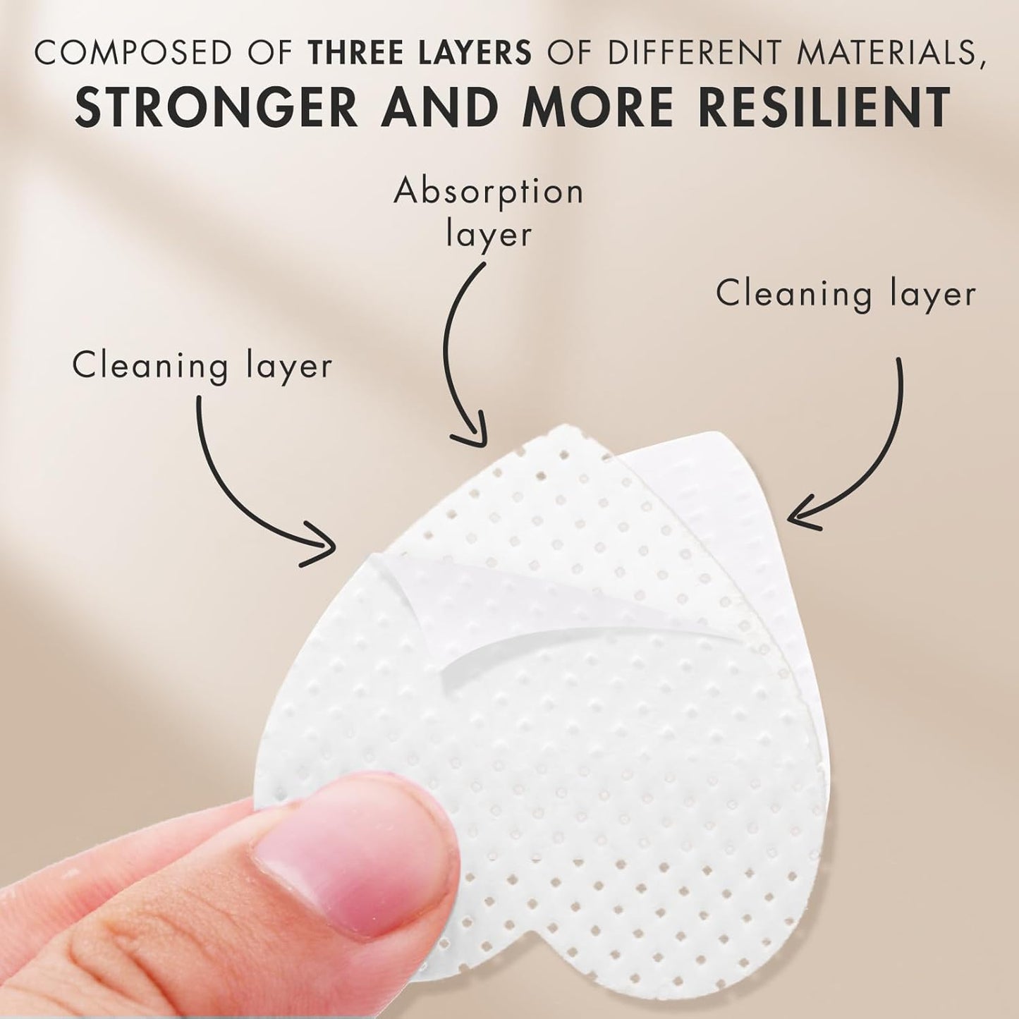 600 PCS Embagol Eyelash Extension Glue Wipes Lint Free Nail Wipes Non-Woven Fabric Lash Glue Wipes Nail Polish Remover Wipes for Lash Extension Supplies (White)