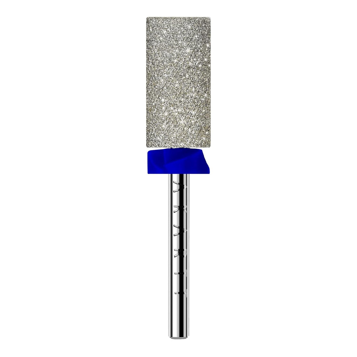 Makartt Nail Drill Bits - Large Barrel Carbide Diamond Sanding Bit for Nails Prep Shaping, Upgrade Drill Tips with Cross Teeth and Dust-Proof Ring for Manicure Salon Cuticle Remove, M #150 Grit