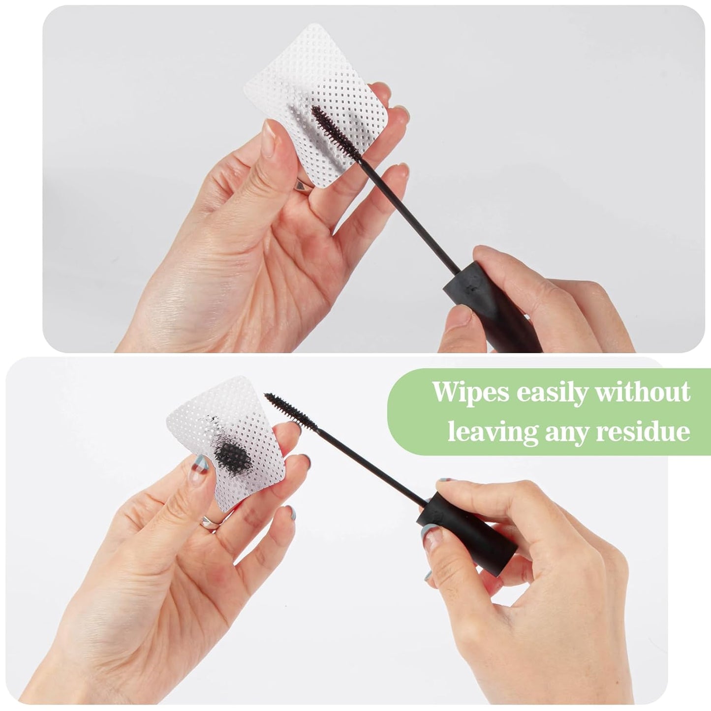MAQIHAN 1200 Lint Free Nail Wipes - White Acetone Nail Polish Remover Wipes Lint Free Nail Wipes Pads Gel Nails No Lint Nail Glue Wipes Eyelash Extensions Toallitas Para Uñas Sin Pelusa Nail Supplies