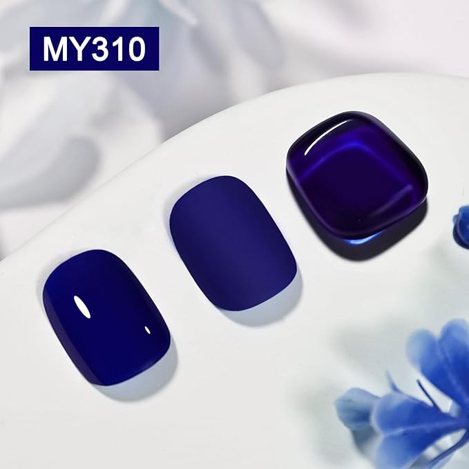 16.5ml Dark Blue Perfume Nail Polish Large Volume Quick Dry Nail Polish, Long Lasting Shine, Fingernail Toenail Nail Art DIY Home Travel Nail Art Gift