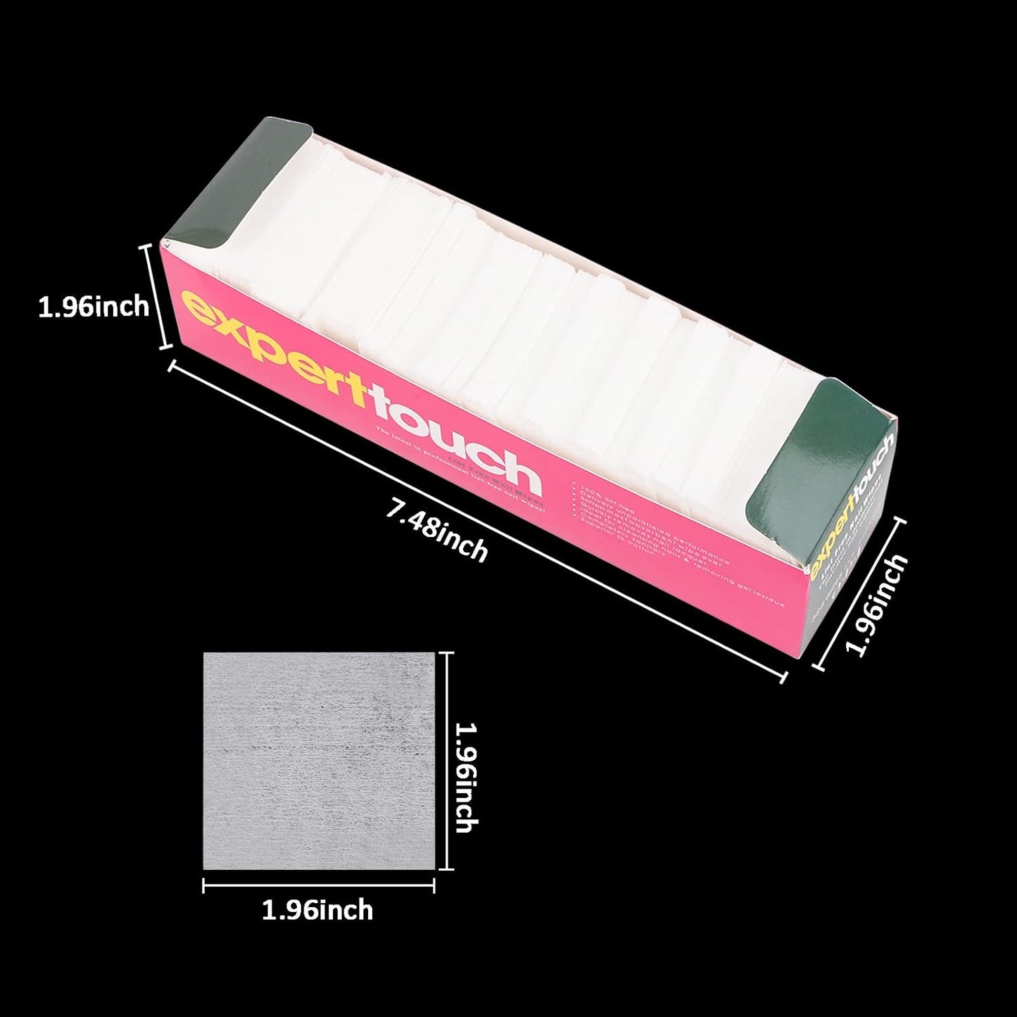 975 Pieces Nail Wipes for Gel Nails Lint Free, Cotton Pad Nail Wipe
