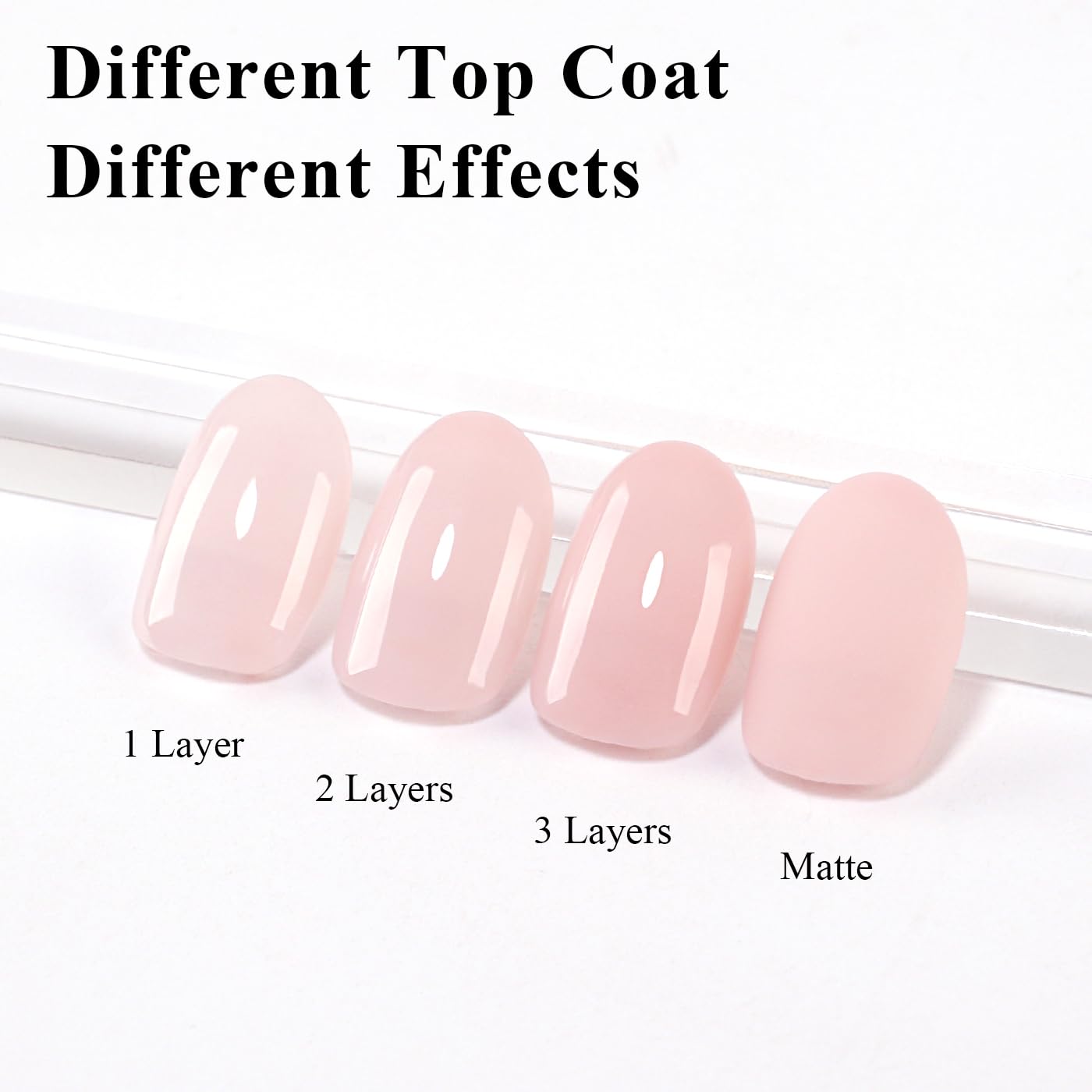 Imtiti Jelly Gel Nail Polish - Nude Sheer Spring Summer Translucent Gel Polish Nail Art Manicure Salon DIY Design Kit 10ML