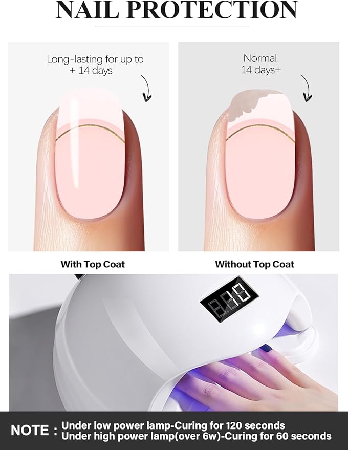 EBANKU 20Pcs Semi-Cured Gel Nail Strips, French Flower Nail Sticker, Lasting Waterproof Full Wraps Stickers for Salon Manicures, Perfect for Women, Girl with File and Stick
