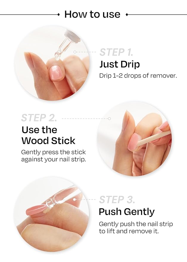 ohora Semi Cured Gel Nail Strip (2024 Christmas Gift Set (Limited Edition)) - Works with UV/LED Lamps, Salon-Quality, Long Lasting, Easy to Apply/Remove - Includes 2 Prep Pads, Nail File, Wooden Stick