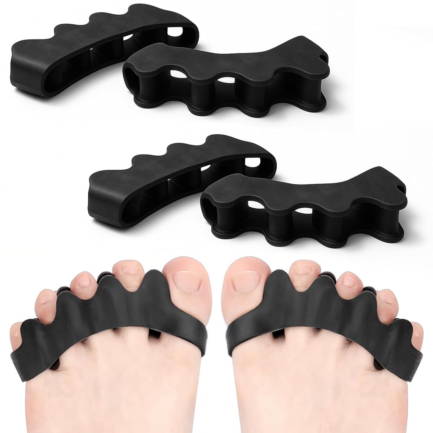 2Pcs Toe Spacers for Women and Men