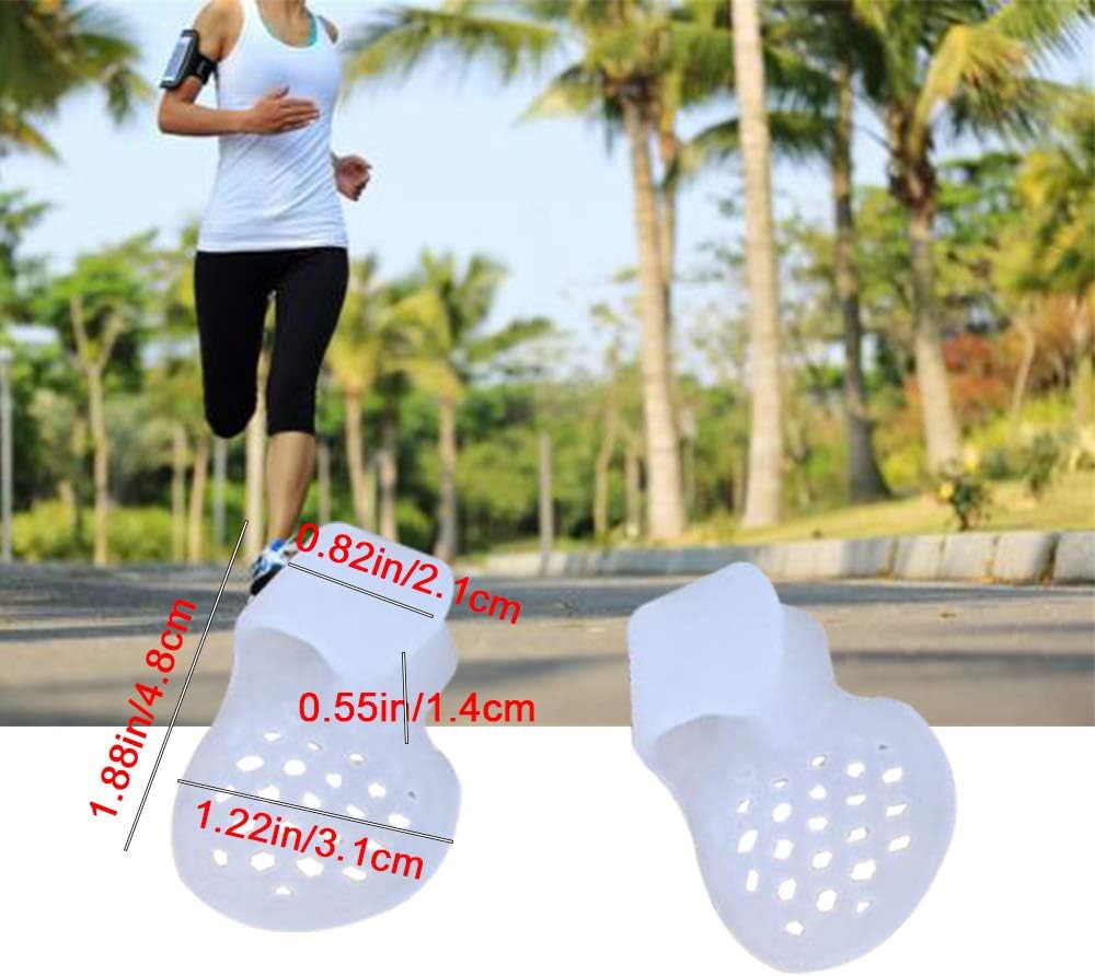 10 Pinky Toe Cushion Splints - Gel Toe Separators & Straightener, Prevent Blisters, Corn, Pain Relief