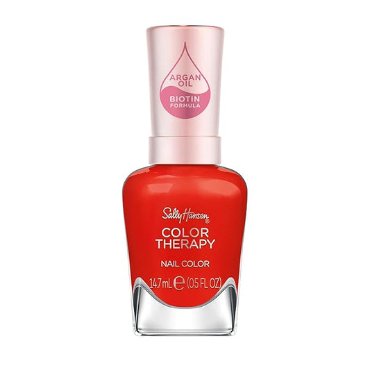 Sally Hansen Color Therapy Nail Polish, Red-iance, Pack of 1