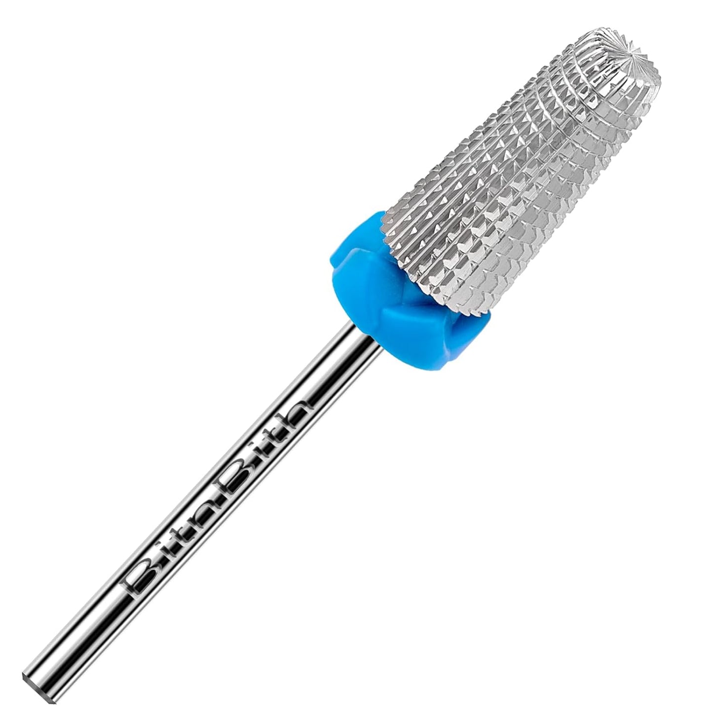 5 in 1 Nail Drill Bits, 3/32”Professional Carbide Drill Bits for Nails Multifunction Bit, Fast Remove Acrylic Hard Gel Cuticle Nail Efile Bit Manicure Pedicure,Two Way Rotate,Medium