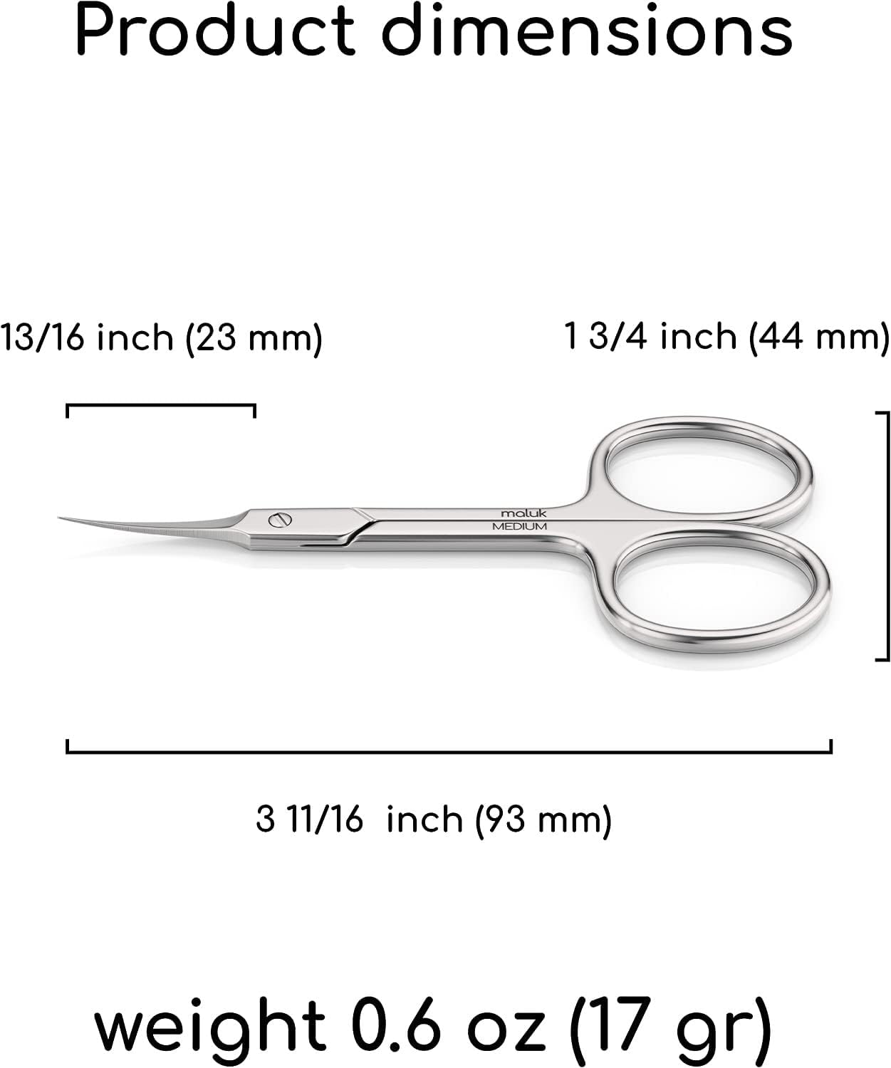 Professional Cuticle Scissors Maluk Medium