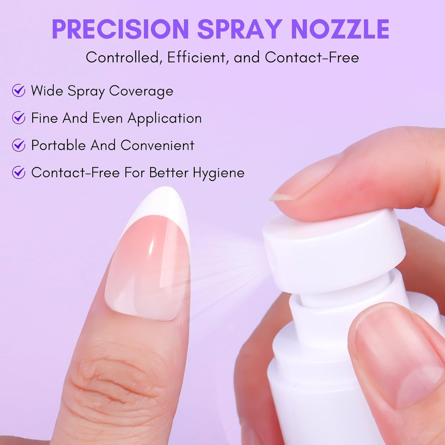 Makartt Nail Glue Remover for Press on Nails, 60ML Gentle Glue Remover for Solid Nail Glue Gel Non-Acetone Press on Nail Remover for Nail Tips, Nail Polish Remover with 5pcs Wooden Sticks