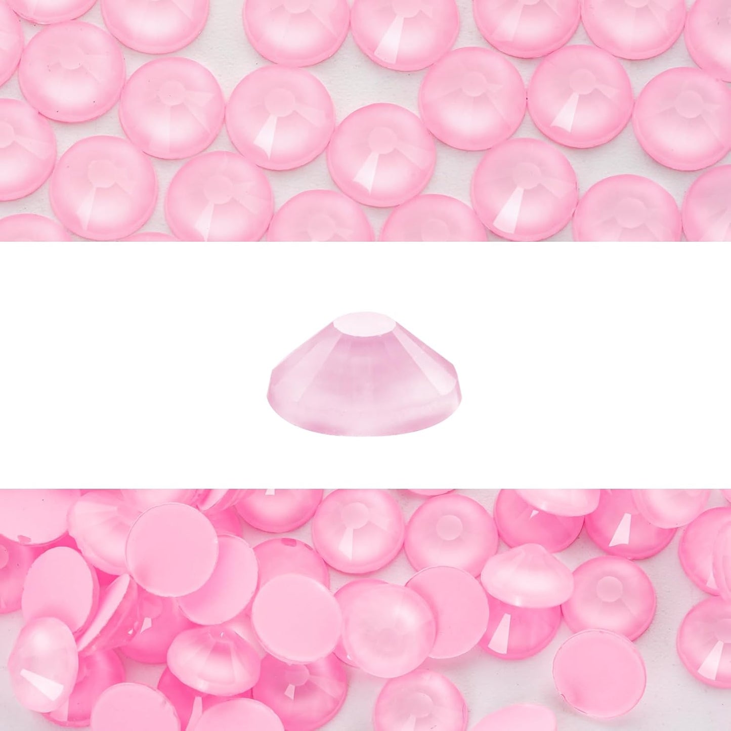 Novani 3000 Pieces Flatback Rhinestones Glass Round Gems Mocha Rose Crystals for Nail Art DIY Crafts Clothes Shoes,SS20,4.6-4.8mm