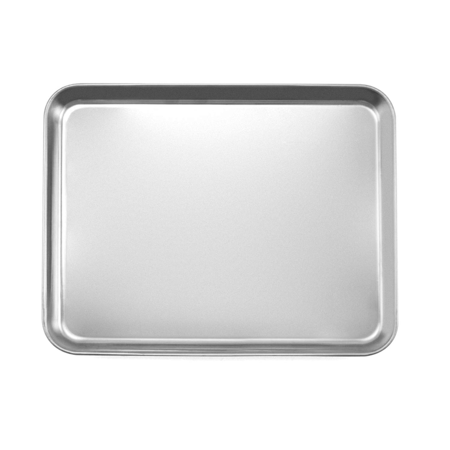 QWORK Stainless Steel Surgical Tray, for Medical Instruments, Tattoo, Surgical Supplies, 12 3/16 x 9 7/16 x 1 5/16 inch, 1 Pack