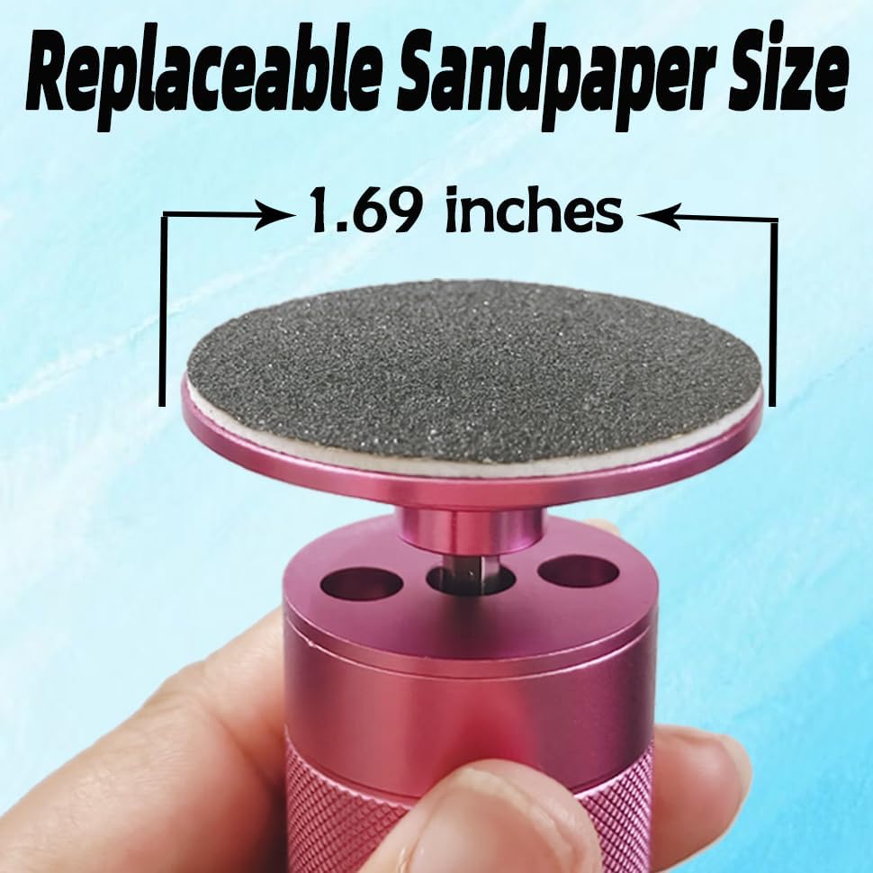 81 Replaceable Sandpaper Refill Discs 1.69" for Electric Foot File Callus Remover Hard Dry Dead Skin Removal (27 fine, 27 Medium and 27 coarse Grits)