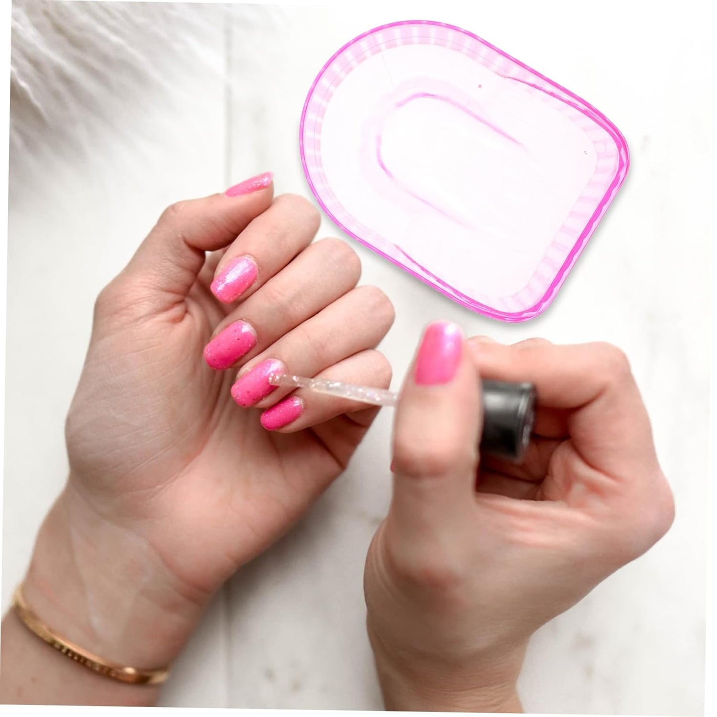 Nail Soaking Bowl for Manicure and Nail Art Comfortable Design and Softening for Home and Salon Use