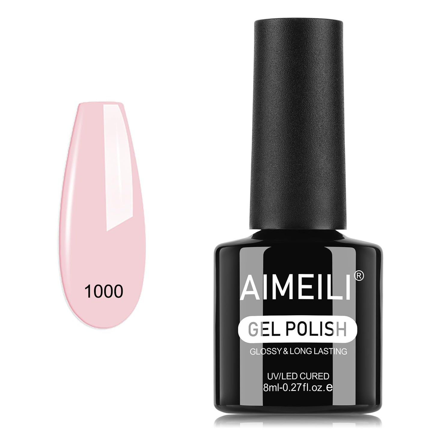 AIMEILI Gel Nail Polish, Hema Free, Cruelty Free, Vegan, Soak Off U V LED Nail Art for Women Girls Manicure Salon DIY Home - 1000 8ml