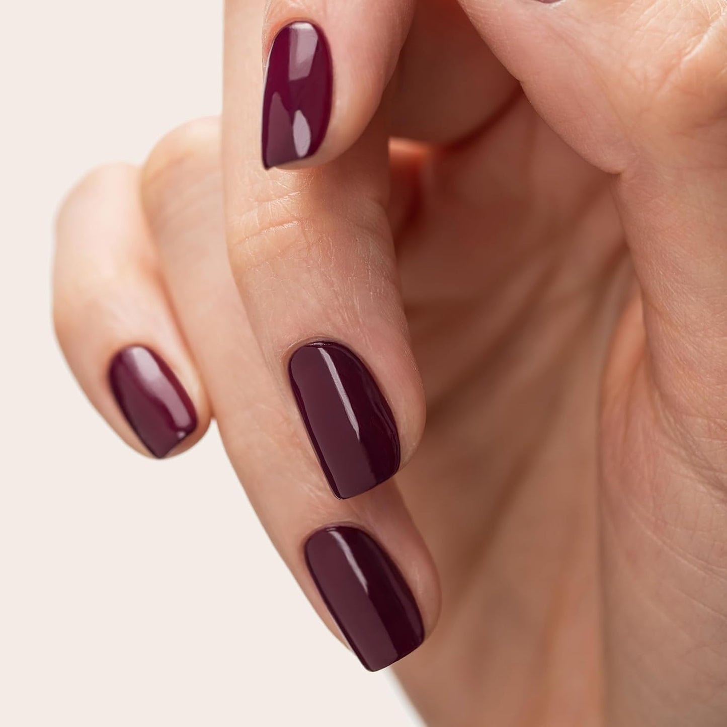Breathable Premium Long Lasting Nail Polish (Dark Fuchsia) - Vegan & Toxin-Free