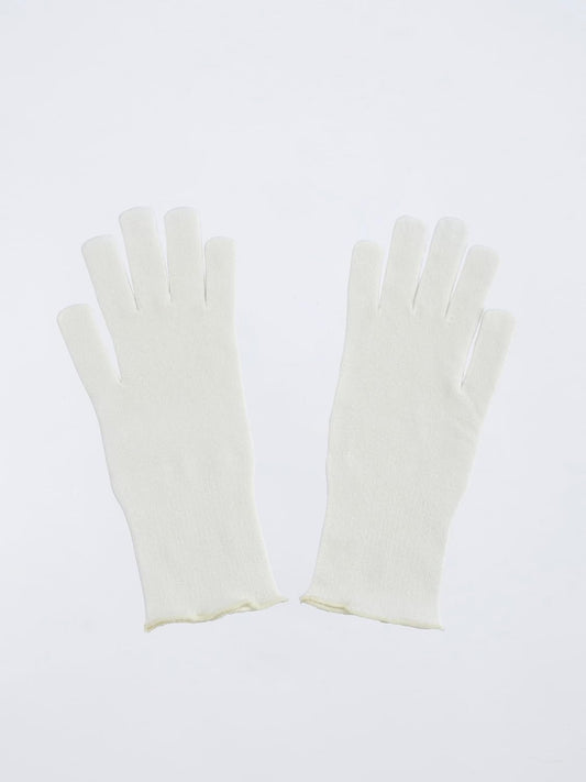 Viskin - Kids Seamless Gloves - Soft Viscose Hand Protection Medium Size - Moisture Absorbing Comfort - Gentle Daily Hand Cover - Daily Protection - Ecru