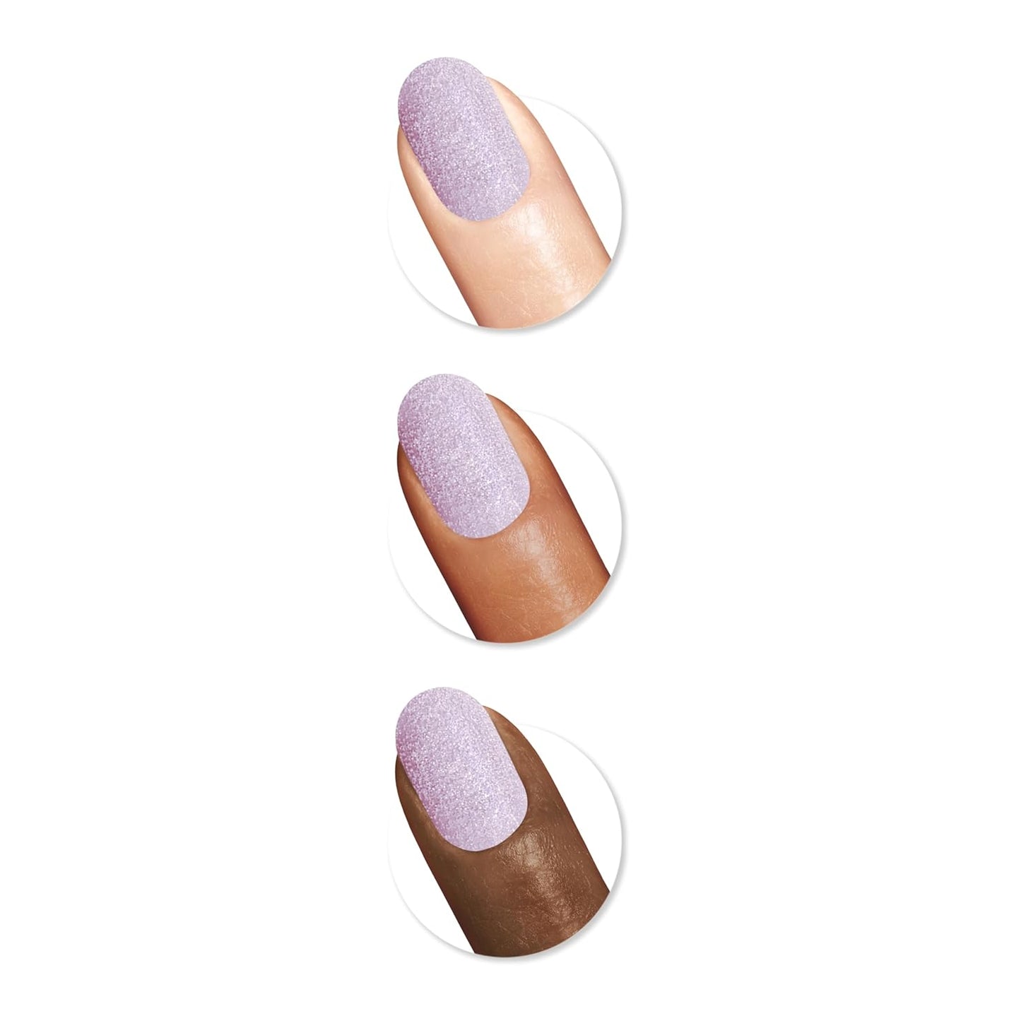 Sally Hansen Insta-Dri Sand Nail Polish | Quick Dry, Long Lasting, Streak-Free Shine | Opaque, Shimmery | 138 Spice Oasis | Light Purple Nail Color