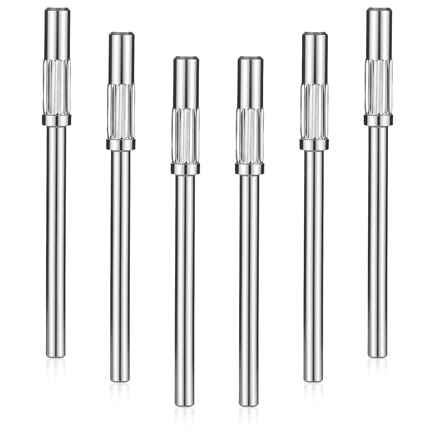 6 Pcs Mandrel Bits for Small Sanding Bands, 3.1 MM Mini Shank Nail Drills Bits for Electric Drill File Machine Mini Mandrel Nail Drill Bit, Manicure Accessory Acrylic Nails Manicure Pedicure